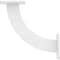 Ekena Millwork Bradford Steel Bracket, Hammered White 2"W x 9"D x 9"H BKTM02X09X09BRHWH - alternate 10